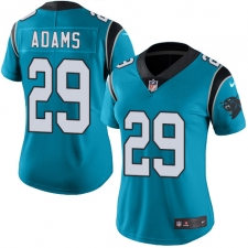 Women's Nike Carolina Panthers #29 Mike Adams Blue Alternate Vapor Untouchable Elite Player NFL Jersey