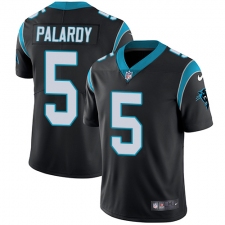 Youth Nike Carolina Panthers #5 Michael Palardy Black Team Color Vapor Untouchable Limited Player NFL Jersey