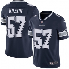 Youth Nike Dallas Cowboys #57 Damien Wilson Navy Blue Team Color Vapor Untouchable Limited Player NFL Jersey