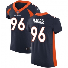 Men's Nike Denver Broncos #96 Shelby Harris Navy Blue Alternate Vapor Untouchable Elite Player NFL Jersey