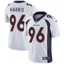 Youth Nike Denver Broncos #96 Shelby Harris White Vapor Untouchable Limited Player NFL Jersey