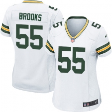 Women's Nike Green Bay Packers #55 Ahmad Brooks Game White NFL Jersey