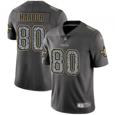 Youth Nike New Orleans Saints #80 Clay Harbor Gray Static Vapor Untouchable Limited NFL Jersey