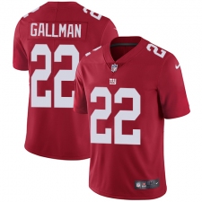 Youth Nike New York Giants #22 Wayne Gallman Red Alternate Vapor Untouchable Limited Player NFL Jersey