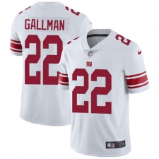 Youth Nike New York Giants #22 Wayne Gallman White Vapor Untouchable Elite Player NFL Jersey