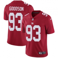 Youth Nike New York Giants #93 B.J. Goodson Red Alternate Vapor Untouchable Limited Player NFL Jersey