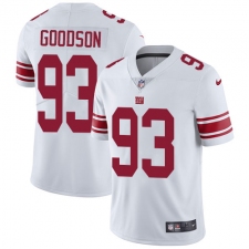 Youth Nike New York Giants #93 B.J. Goodson White Vapor Untouchable Elite Player NFL Jersey