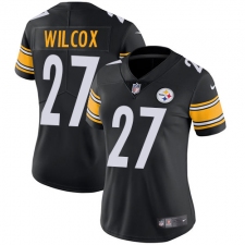 Women's Nike Pittsburgh Steelers #27 J.J. Wilcox Black Team Color Vapor Untouchable Limited Player NFL Jersey