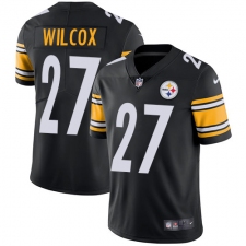 Youth Nike Pittsburgh Steelers #27 J.J. Wilcox Black Team Color Vapor Untouchable Limited Player NFL Jersey