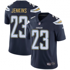 Men's Nike Los Angeles Chargers #23 Rayshawn Jenkins Navy Blue Team Color Vapor Untouchable Limited Player NFL Jersey