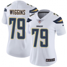 Women's Nike Los Angeles Chargers #79 Kenny Wiggins White Vapor Untouchable Limited Player NFL Jersey