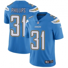 Youth Nike Los Angeles Chargers #31 Adrian Phillips Electric Blue Alternate Vapor Untouchable Elite Player NFL Jersey