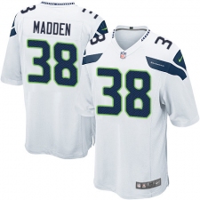 Men's Nike Seattle Seahawks #38 Tre Madden Game White NFL Jersey