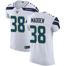 Men's Nike Seattle Seahawks #38 Tre Madden White Vapor Untouchable Elite Player NFL Jersey