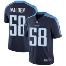 Youth Nike Tennessee Titans #58 Erik Walden Navy Blue Alternate Vapor Untouchable Limited Player NFL Jersey