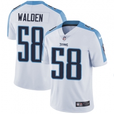 Youth Nike Tennessee Titans #58 Erik Walden White Vapor Untouchable Limited Player NFL Jersey