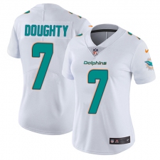 Women's Nike Miami Dolphins #7 Brandon Doughty White Vapor Untouchable Elite Player NFL Jersey