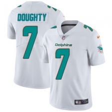 Youth Nike Miami Dolphins #7 Brandon Doughty White Vapor Untouchable Limited Player NFL Jersey