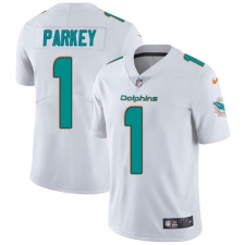 Youth Nike Miami Dolphins #1 Cody Parkey White Vapor Untouchable Limited Player NFL Jersey