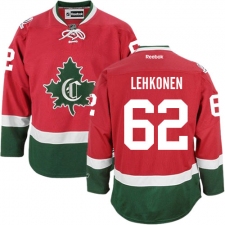 Youth Reebok Montreal Canadiens #62 Artturi Lehkonen Authentic Red New CD NHL Jersey