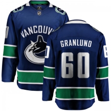 Youth Vancouver Canucks #60 Markus Granlund Fanatics Branded Blue Home Breakaway NHL Jersey