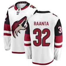 Youth Arizona Coyotes #32 Antti Raanta Fanatics Branded White Away Breakaway NHL Jersey