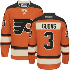Women's Reebok Philadelphia Flyers #3 Radko Gudas Premier Orange New Third NHL Jersey