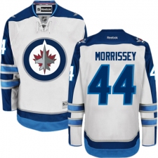 Men's Reebok Winnipeg Jets #44 Josh Morrissey Authentic White Away NHL Jersey