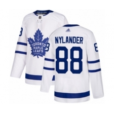 Men's Toronto Maple Leafs #88 William Nylander Authentic White Away Hockey Jersey