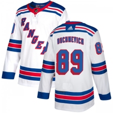 Women's Reebok New York Rangers #89 Pavel Buchnevich Authentic White Away NHL Jersey