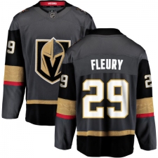 Men's Vegas Golden Knights #29 Marc-Andre Fleury Authentic Black Home Fanatics Branded Breakaway NHL Jersey