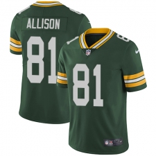 Men's Nike Green Bay Packers #81 Geronimo Allison Green Team Color Vapor Untouchable Limited Player NFL Jersey