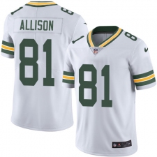 Youth Nike Green Bay Packers #81 Geronimo Allison White Vapor Untouchable Elite Player NFL Jersey