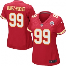 Women's Nike Kansas City Chiefs #99 Rakeem Nunez-Roches Game Red Team Color NFL Jersey