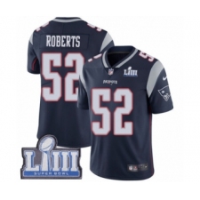 Men's Nike New England Patriots #52 Elandon Roberts Navy Blue Team Color Vapor Untouchable Limited Player Super Bowl LIII Bound NFL Jersey