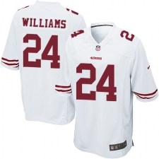 Men's Nike San Francisco 49ers #24 K'Waun Williams Game White NFL Jersey