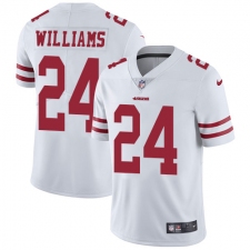 Youth Nike San Francisco 49ers #24 K'Waun Williams White Vapor Untouchable Limited Player NFL Jersey