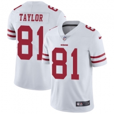 Youth Nike San Francisco 49ers #81 Trent Taylor White Vapor Untouchable Limited Player NFL Jersey