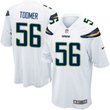 Men's Nike Los Angeles Chargers #56 Korey Toomer Game White NFL Jersey