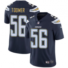 Men's Nike Los Angeles Chargers #56 Korey Toomer Navy Blue Team Color Vapor Untouchable Limited Player NFL Jersey