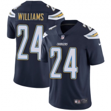 Youth Nike Los Angeles Chargers #24 Trevor Williams Navy Blue Team Color Vapor Untouchable Limited Player NFL Jersey