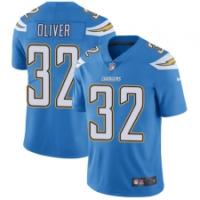 Youth Nike Los Angeles Chargers #32 Branden Oliver Electric Blue Alternate Vapor Untouchable Elite Player NFL Jersey