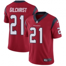 Men's Nike Houston Texans #21 Marcus Gilchrist Red Alternate Vapor Untouchable Limited Player NFL Jersey