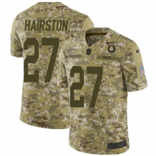 Men's Nike Indianapolis Colts #27 Nate Hairston Limited Camo 2018 Salute to Service NFL Jersey