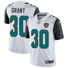 Youth Nike Jacksonville Jaguars #30 Corey Grant White Vapor Untouchable Limited Player NFL Jersey