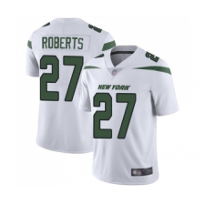 Youth New York Jets #27 Darryl Roberts White Vapor Untouchable Limited Player Football Jersey