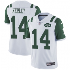 Youth Nike New York Jets #14 Jeremy Kerley White Vapor Untouchable Limited Player NFL Jersey