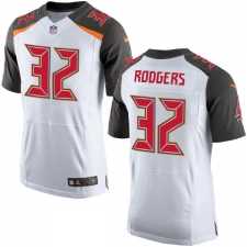 Men's Nike Tampa Bay Buccaneers #32 Jacquizz Rodgers Elite White NFL Jersey