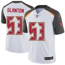 Youth Nike Tampa Bay Buccaneers #53 Adarius Glanton White Vapor Untouchable Limited Player NFL Jersey