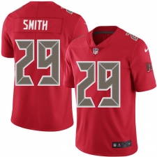Men's Nike Tampa Bay Buccaneers #29 Ryan Smith Limited Red Rush Vapor Untouchable NFL Jersey